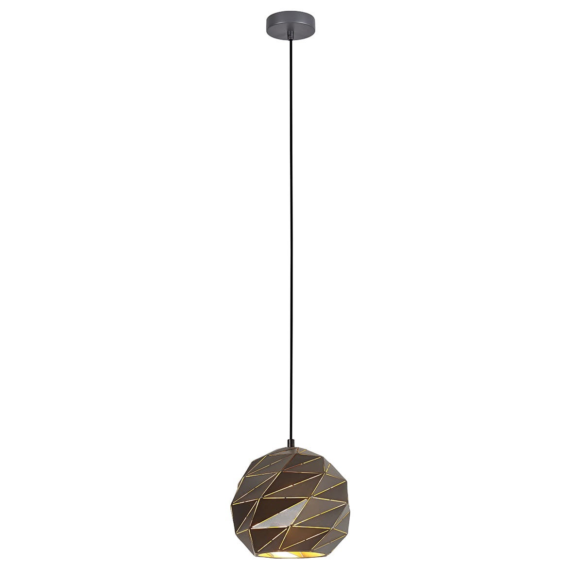 Lampa wisząca Palermo antracytowy 1xE27x40W metal wym:92,5x23x23cm IP20 Italux