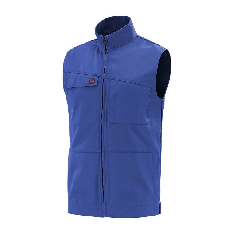 Lafont Gilet de travail sans manches GRANIT Bleu Bugatti M