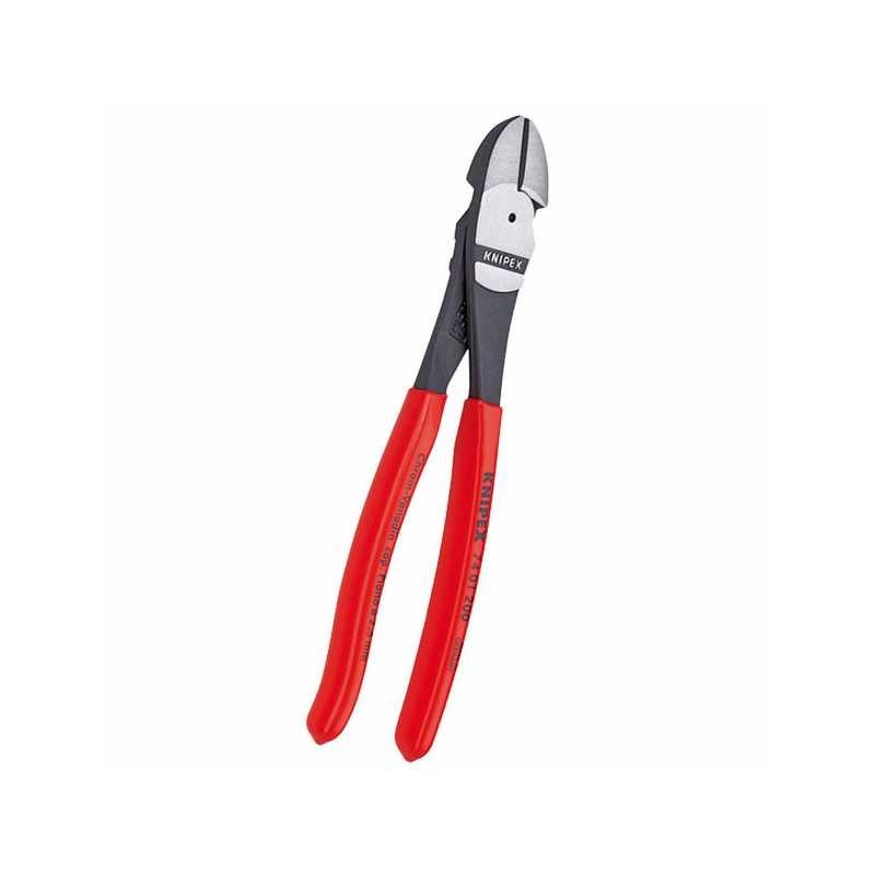 Obcinaczki Knipex Kraft-Seitenschneider 180 mm łatwe cięcie i twardość 64 HRC
