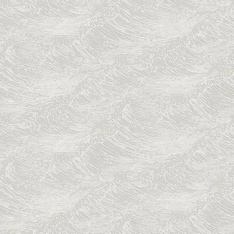 Papel pintado diseño de líneas onduladas en 3d gris - 53 cm x 10.05 m - borastapeter