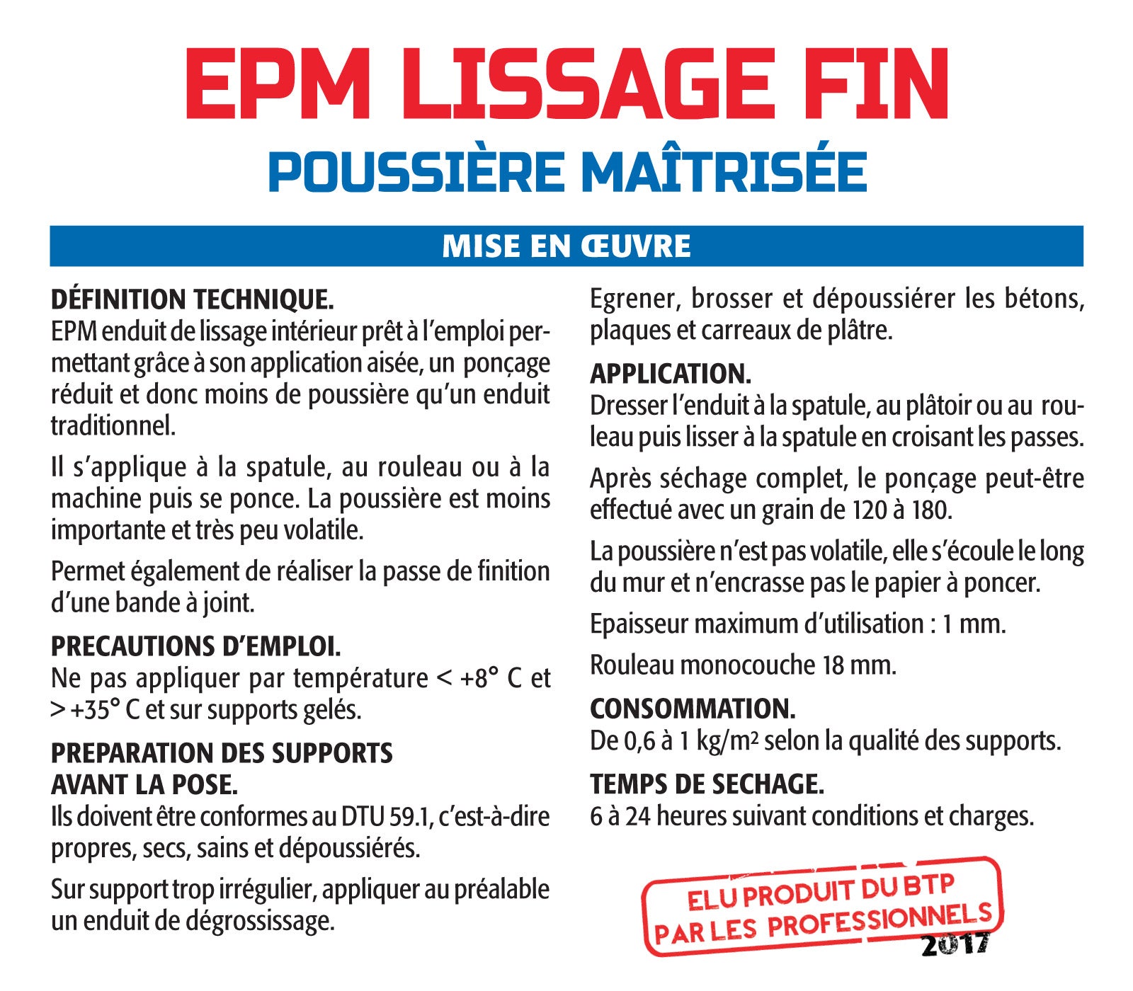 Semin - Enduit de Lissage pour Finition des Murs - Intérieur - Seau de 10 kg(Lot de 2), un Rouleau, 23 cm et une Lame pour Enduire et Lisser, 25 cm - 2