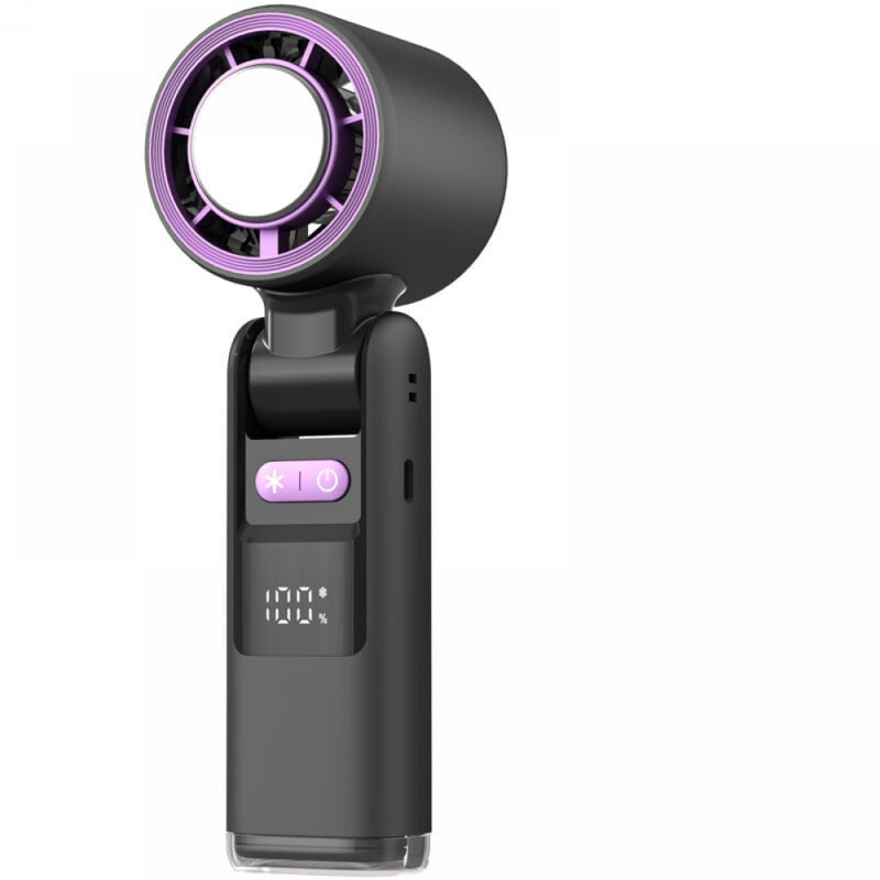 Przenośny wentylator, miniaturowy wentylator ręczny, cichy, akumulatorowy, 4000 mAh, 5 prędkości, mały wentylator z funkcją chłodzenia