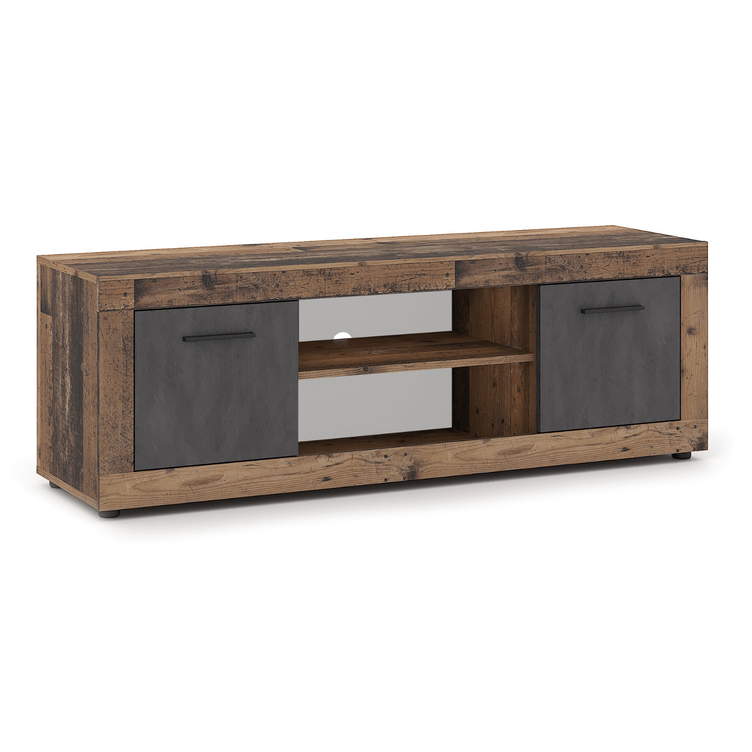 Szafka RTV Pod Telewizor Komoda Stolik Do Salonu Rustykalny BLAGO 140 cm