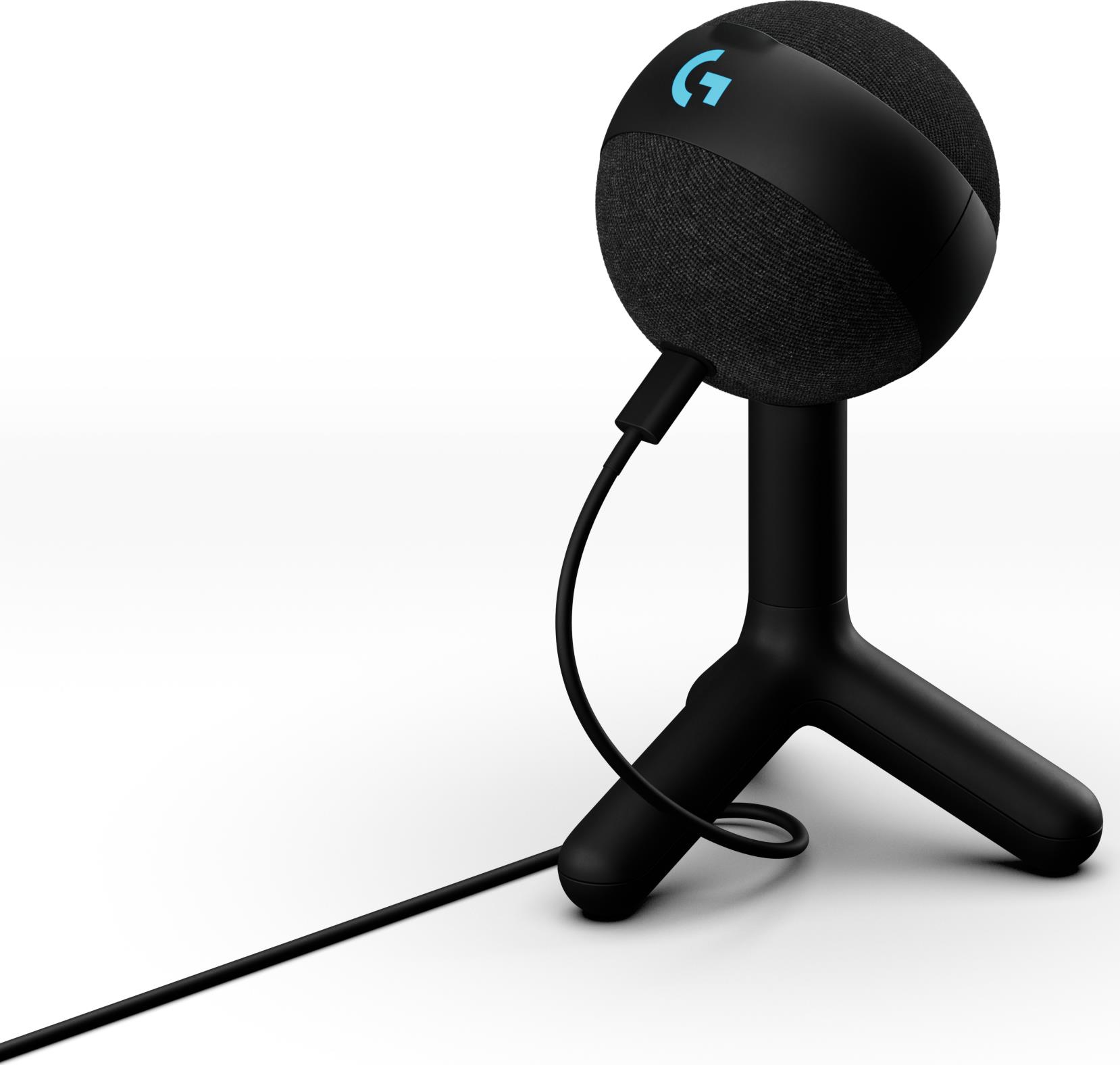 Microphone USB Logitech 988 000551 YETI Orb RGB Lightsync Noir | Leroy ...