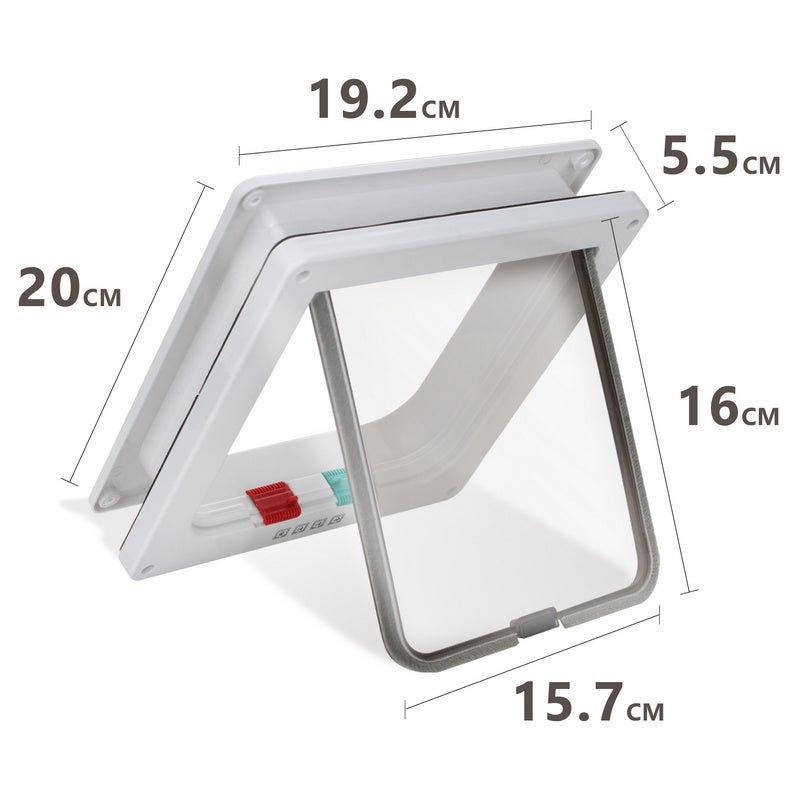 Porta Para Pets Endura Flap - Instalação Em Portas Sólidas Ou Ocas