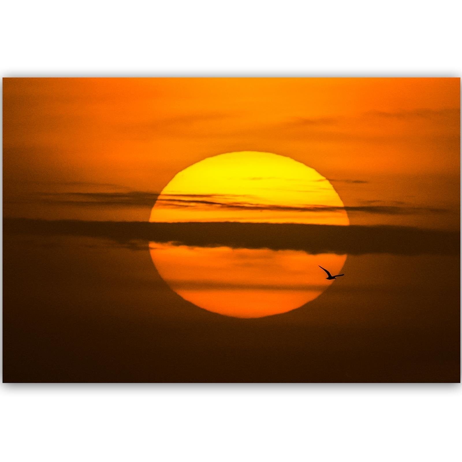 Tableau coucher de soleil - 60 x 40 cm - 2