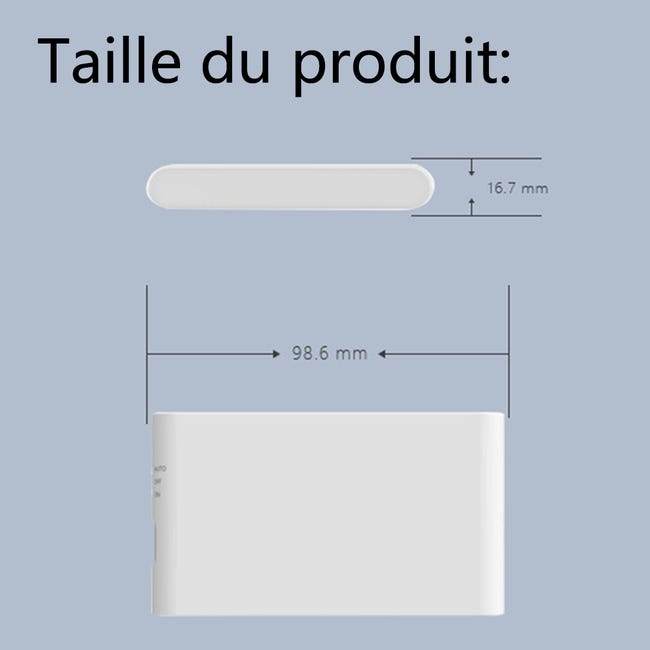 Set di 6 luci LED da 10, senza fili, ricaricabili tramite USB, magnetiche, con sensore di Set di 6 luci LED da 10, senza fili, ricaricabili tramite USB, magnetiche, con sensore di