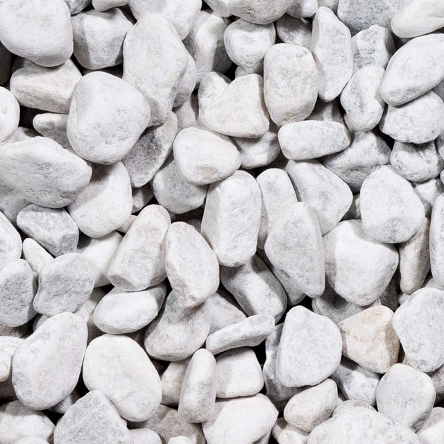Galet Marbre Blanc Carrare 40-60 mm - Sac 20 kg (0,2 m²) - RO'MA NATURE