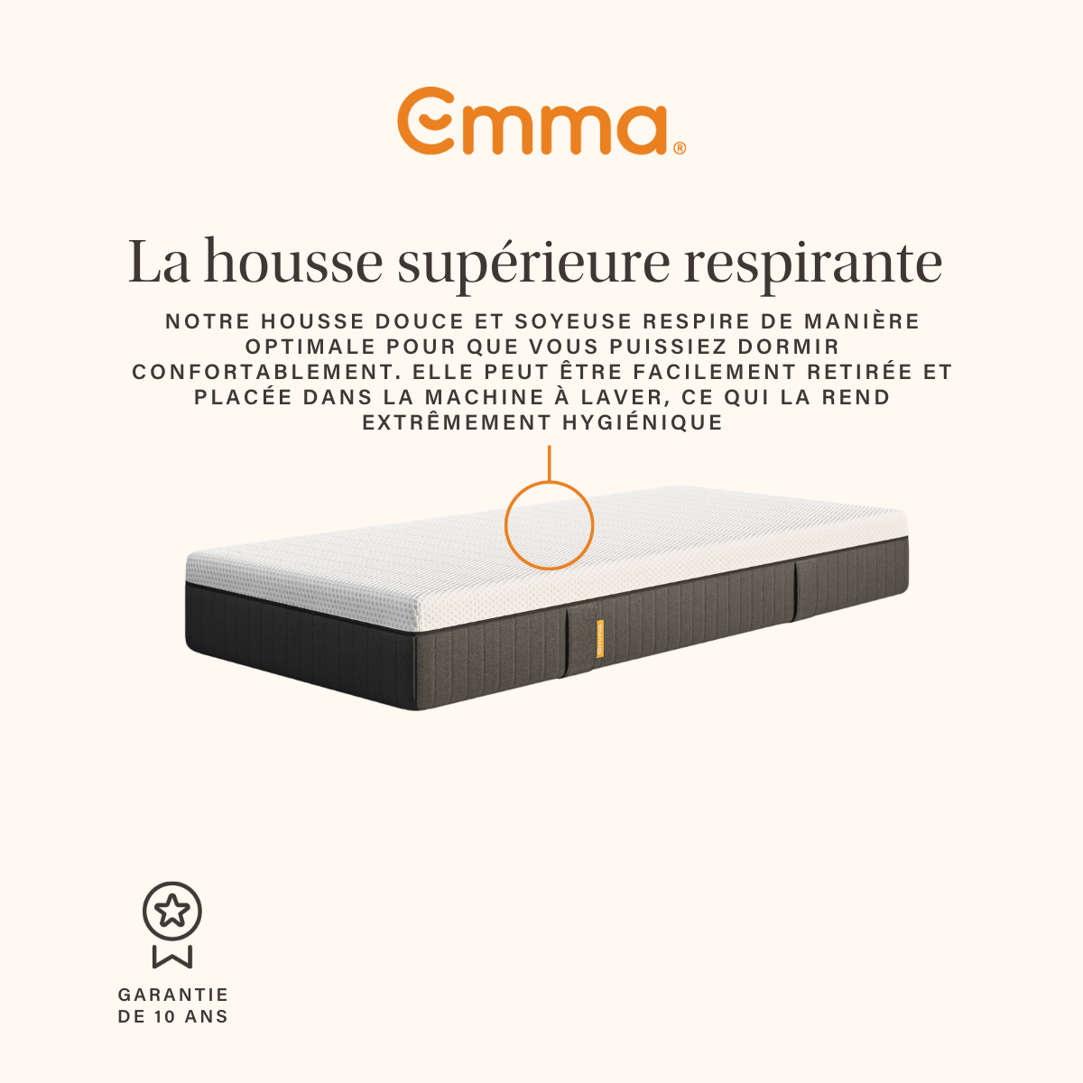 EMMA | Matelas Original 180x200 | Mémoire de Forme + Ressorts | MEILLEUR CHOIX Emma | Dos Apaisé | Soutien Et Respirabilité | 25cm | Edition 2025 - 8