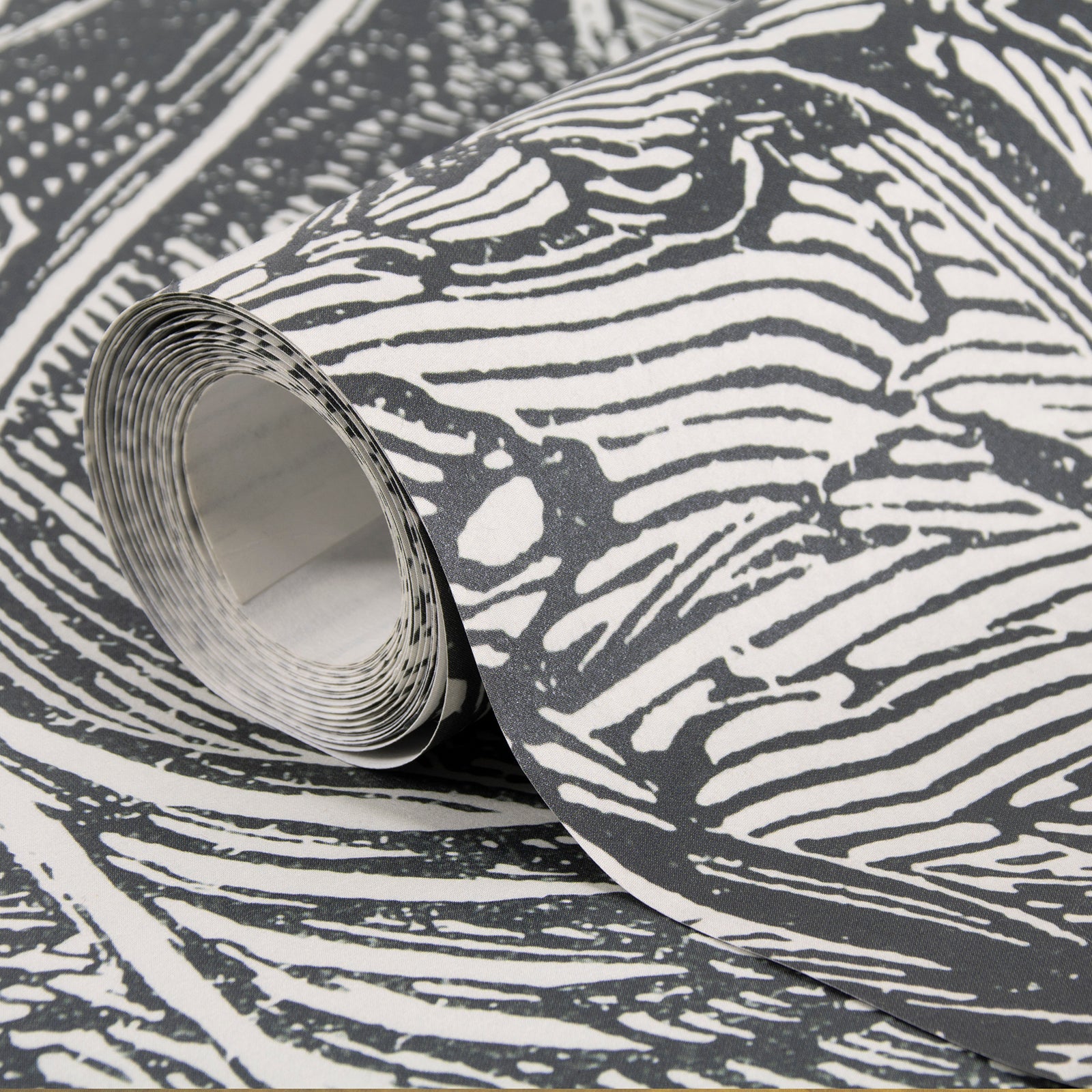 Papier peint panoramique intissé Jungle 200 x 280cm Gris - 5