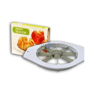 Coupe-pomme En Acier Inoxydable - Tranche, épluche Et Enlève Le Trognon En 1 Geste, 8 Quartiers, Pour Pommes, Poires, Pommes De Terre