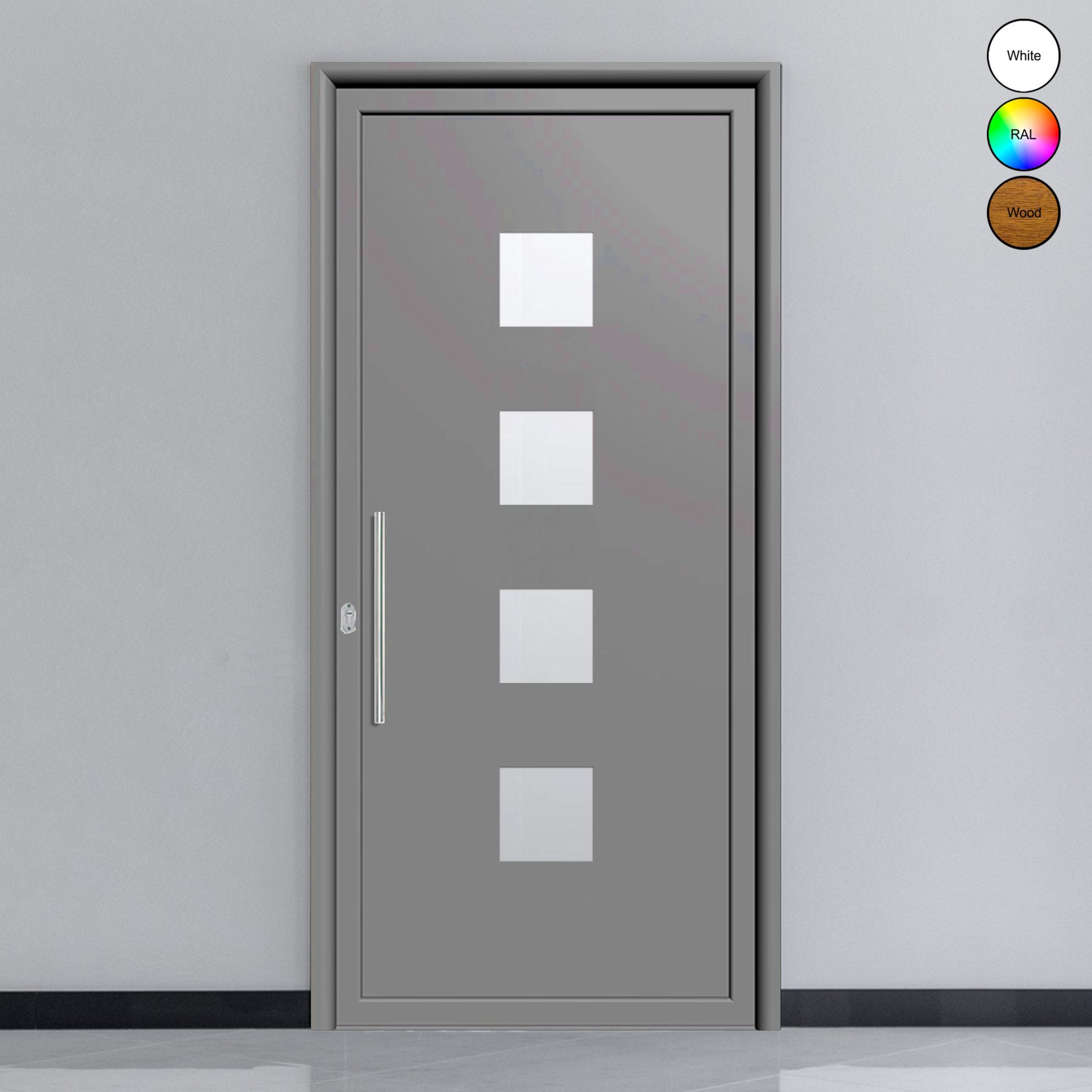 Porte D entr e En Aluminium SIMPLEX 8061 RAL 7037 L 90 Cm X H 215 porte-d-entr-e-en-aluminium-simplex-8061-ral-7037-l-90-cm-x-h-215