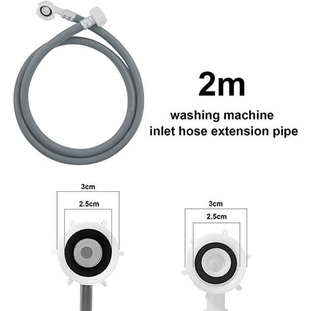 Tuyau d'arrivée d'eau, tuyau pour lave-linge, rallonge de tuyau d'alimentation, tuyau d'arrivée d'eau universel, tuyau pour lave-linge - 2