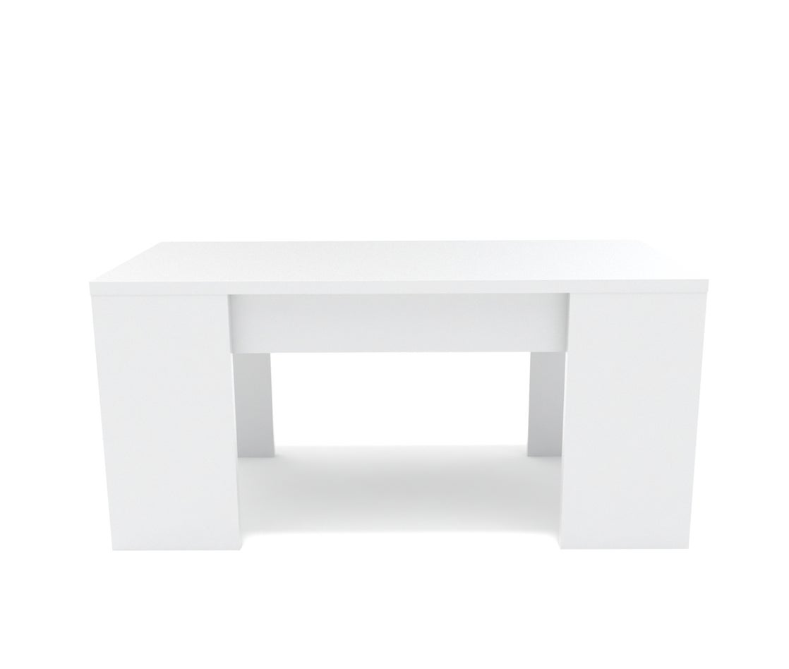 Mesa de centro elevable 45 x 90 x 50 cm Blanca Dormidán - 4