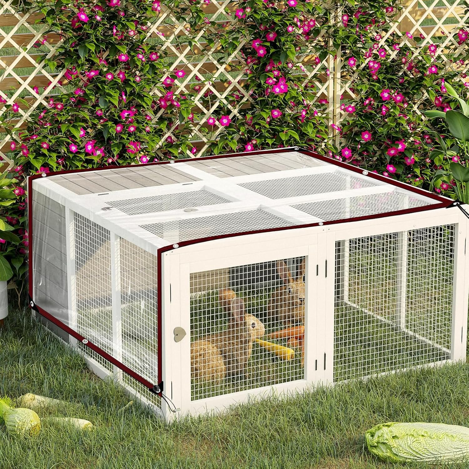 Bâche De Couverture Jardin 3x4 M – Imperméable PE 180g/m², Grise, œillets Alu