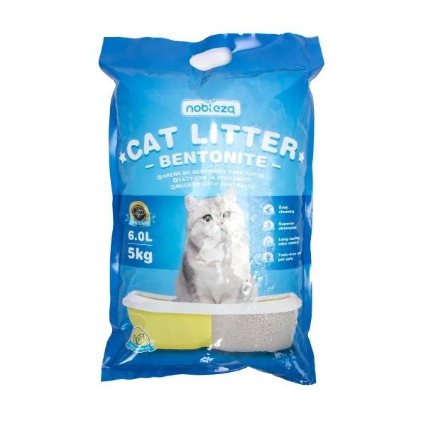 Arena aglomerante de bentonita para gatos sin olor Nobleza - 2