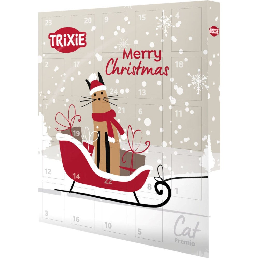 Calendrier De L'Avent Chat 2025 - Acrylique 2D Avec 24 Cases - Déco Festive Et Artistique Pour Ados Et Adultes