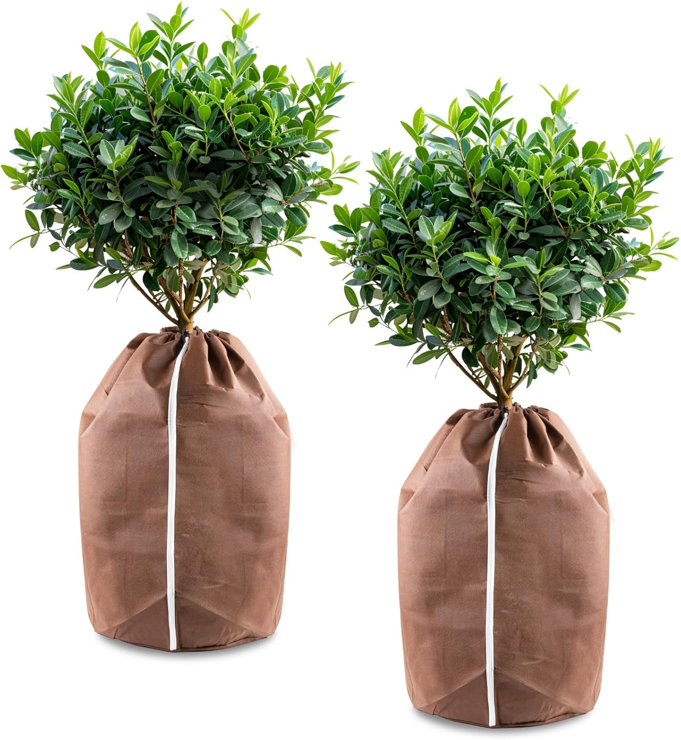 (2 sztuki) Worek Anty-Mróz do Roślin w Doniczkach, Ochrona Roślin, Ochrona Zimowa dla Roślin, 40 x 40 cm, Oxford