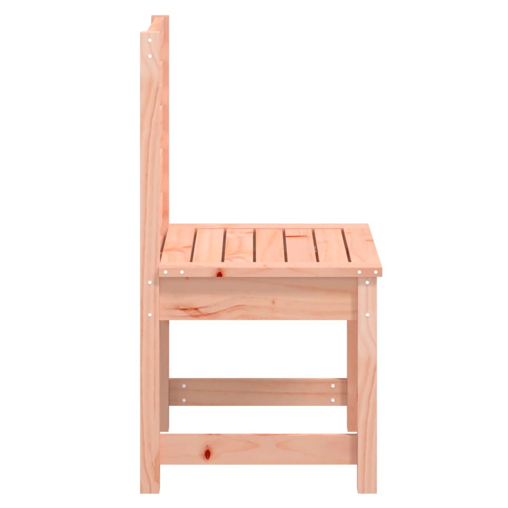 Lot de 2 Chaises de jardin | Siège de Terrasse | Chaise d'extérieur 50x48x91,5 cm bois massif de douglas CFW599306 - 5