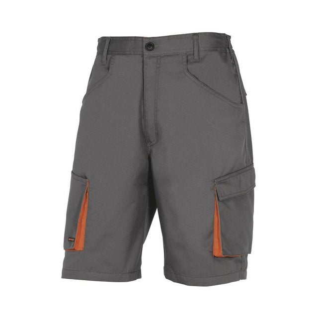 Bermuda de travail DELTA PLUS MACH2 gris orange XXL sergé 245 g/m2
