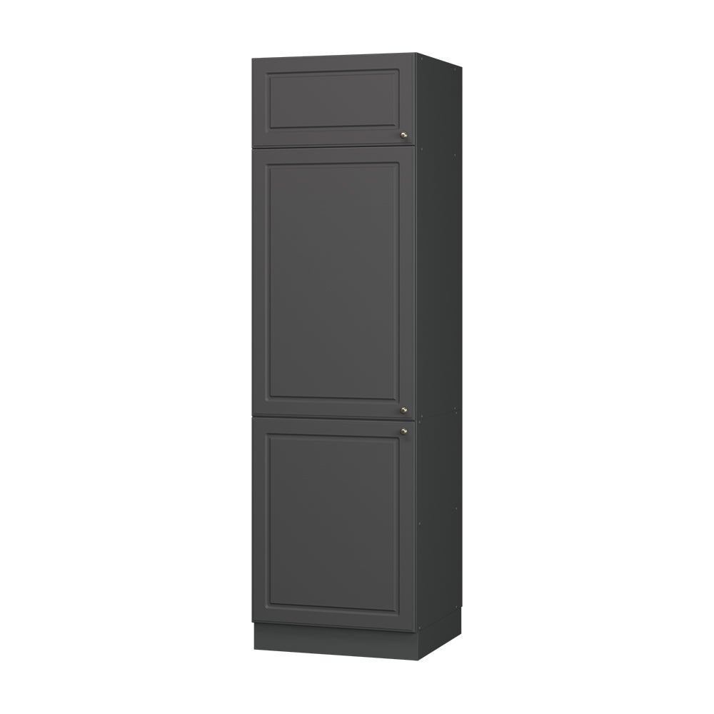 Vicco Szafka na lodówkę Fame-Line, Anthrazit-Gold Landhaus, 60 cm