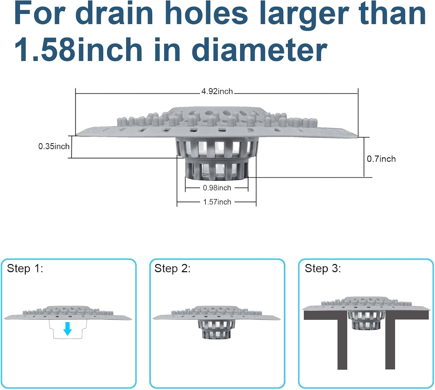 Filtri Di Scarico In Silicone Scolapiatti Per Vasca Da Bagno Scolapiatti Per Doccia Ispessiti Antiodore Doppio Filtro Per Scarico A Pavimento Del Bagno 92200572