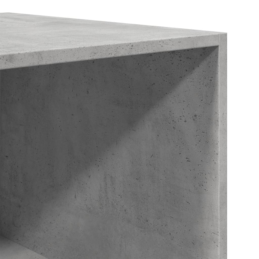 Armário de compensado cinza concreto 100x50x200 cm - COMFORTXL - 8