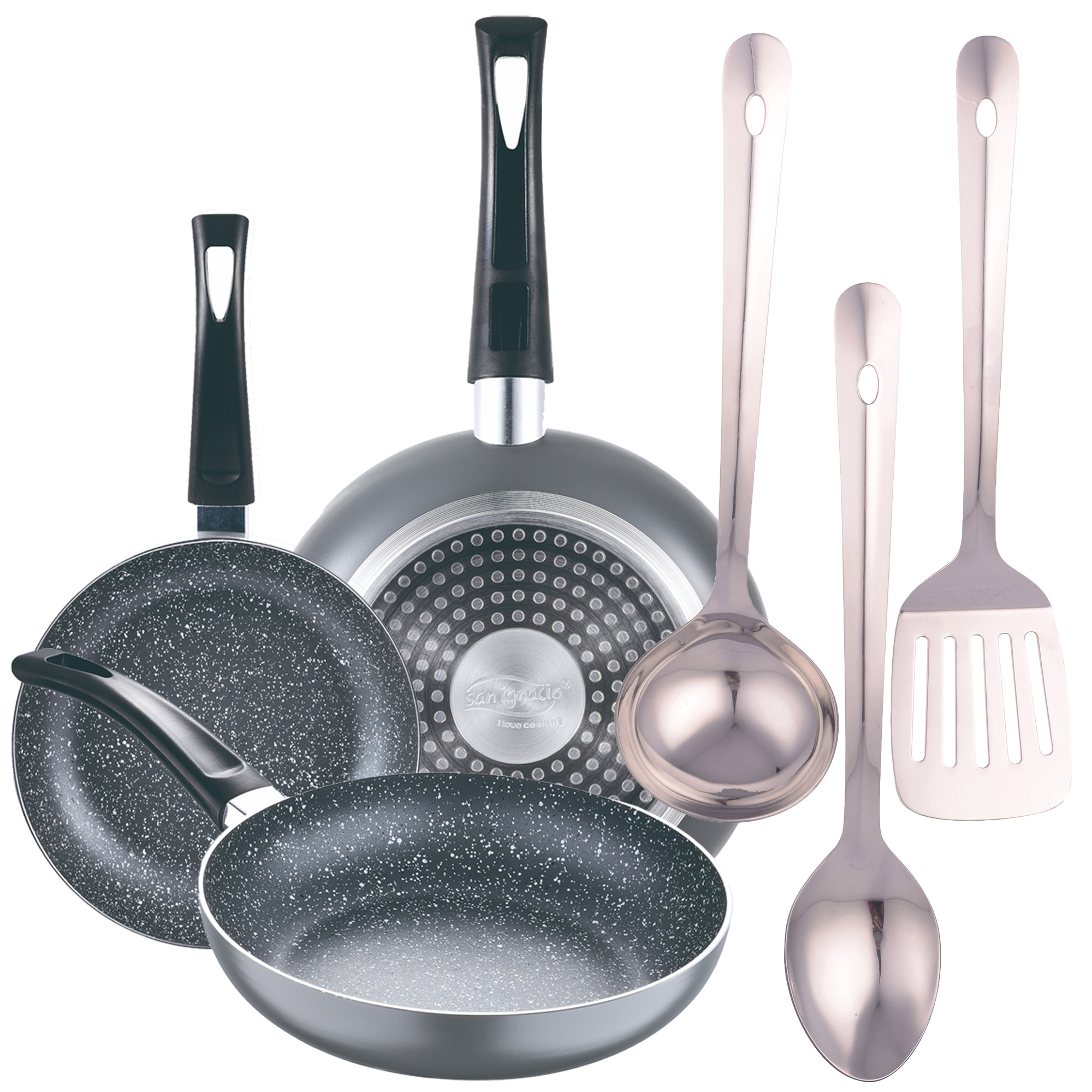 Set 3 Padelle Antiaderenti Metro Professional - Acciaio Inox 24/28/32 Cm, Per Induzione E Forno (240°C) - Foto 11