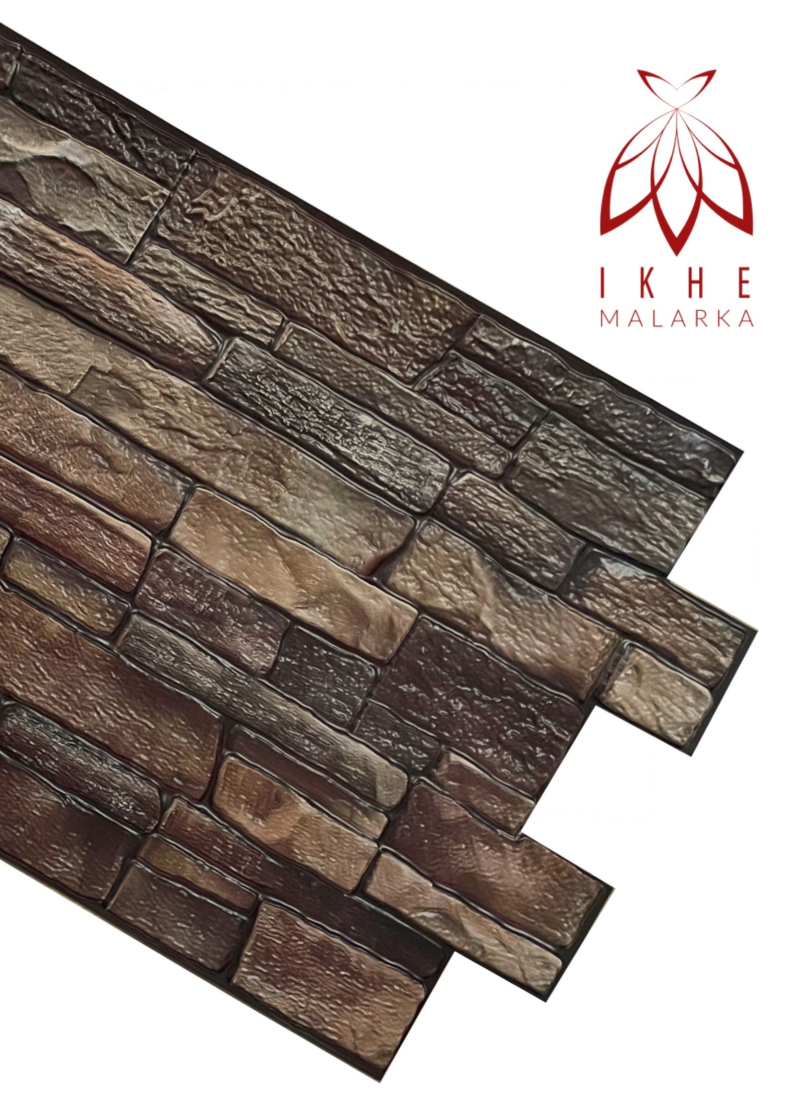 4 m²/10 pièce 3D PVC IMITATION TUILES panneaux muraux revêtement mural DECOR PVC bardage carreaux imitation Dark Slate épaisseur 1mm ! - 2