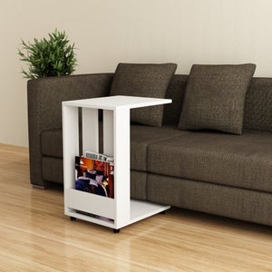 Support Tablette Relaxdays En Bambou - Pour Lit/Canapé, Réglable Hauteur, Pliable, Tiroir
