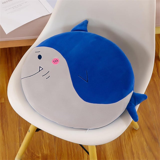 Coussin de chaise rond en mousse à mémoire de forme pour enfant - Coussin de sol rond - Pour chambre d'enfant, école (D)