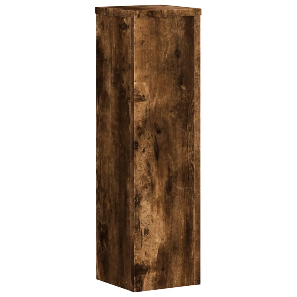 Support de plante, 2 pièces, chêne fumé, 17 × 17 × 60 cm - 5