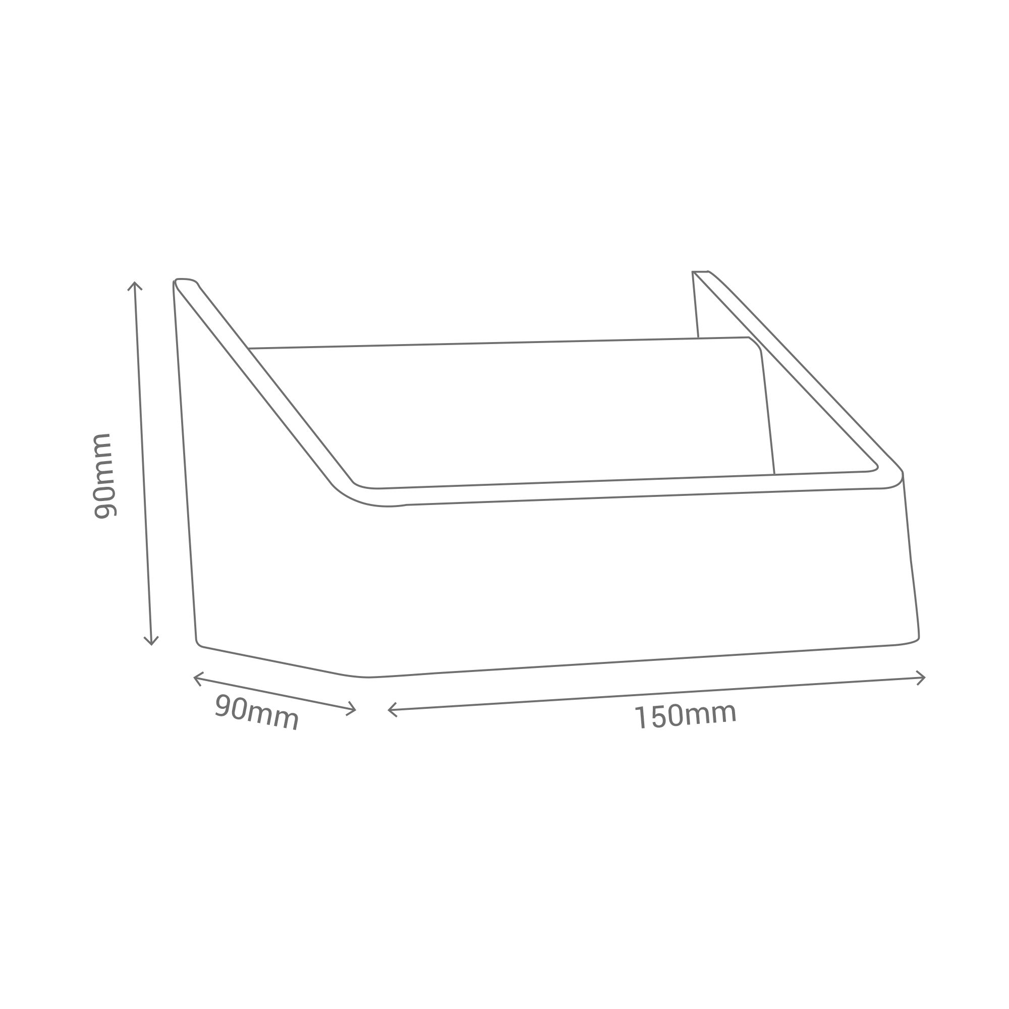 Aplique de pared Rectangular LED 9W Blanco - 2