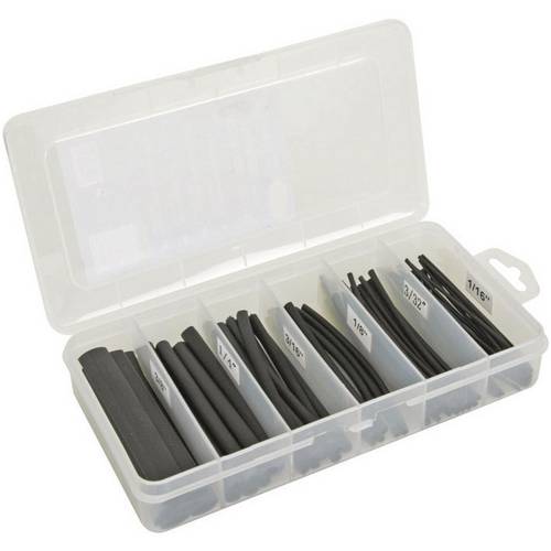 Velleman KIT TUBI TERMORETRAIBILI - NERO 10cm - 170 pz - IN SCATOLA