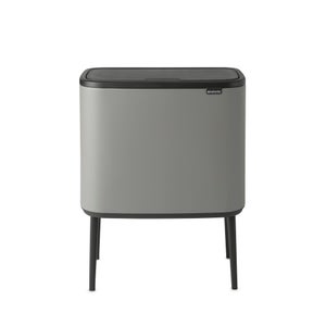 Pattumiera Brabantia Bo Pedal Bin - 2x30 Litri Acciaio Platinum - Foto 9
