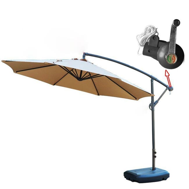 URPIZY Ombrello Manovella Maniglia Patio Ombrello Accessori Heavy Duty Sostituire Supporto Deck per Esterno Lato Appeso Ombrello Parti di Ricambio URPIZY Ombrello Manovella Maniglia Patio Ombrello Accessori Heavy Duty Sostituire Supporto Deck per Esterno Lato Appeso Ombrello Parti di Ricambio