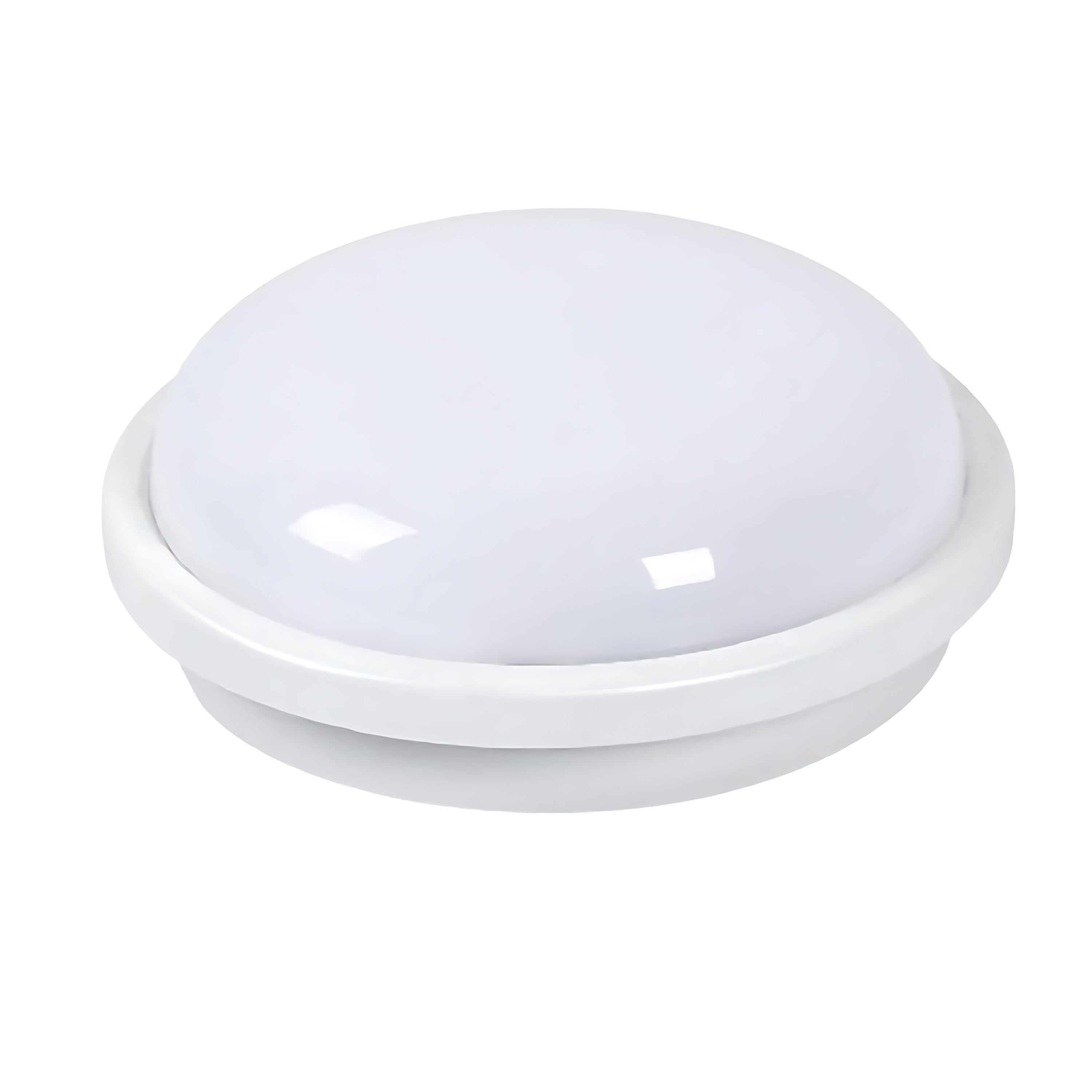 Pvc Eclairage GLAMARIS Plafonnier LED Moderne Blanc Rond 15W, Lumière Blanche 6500K ...