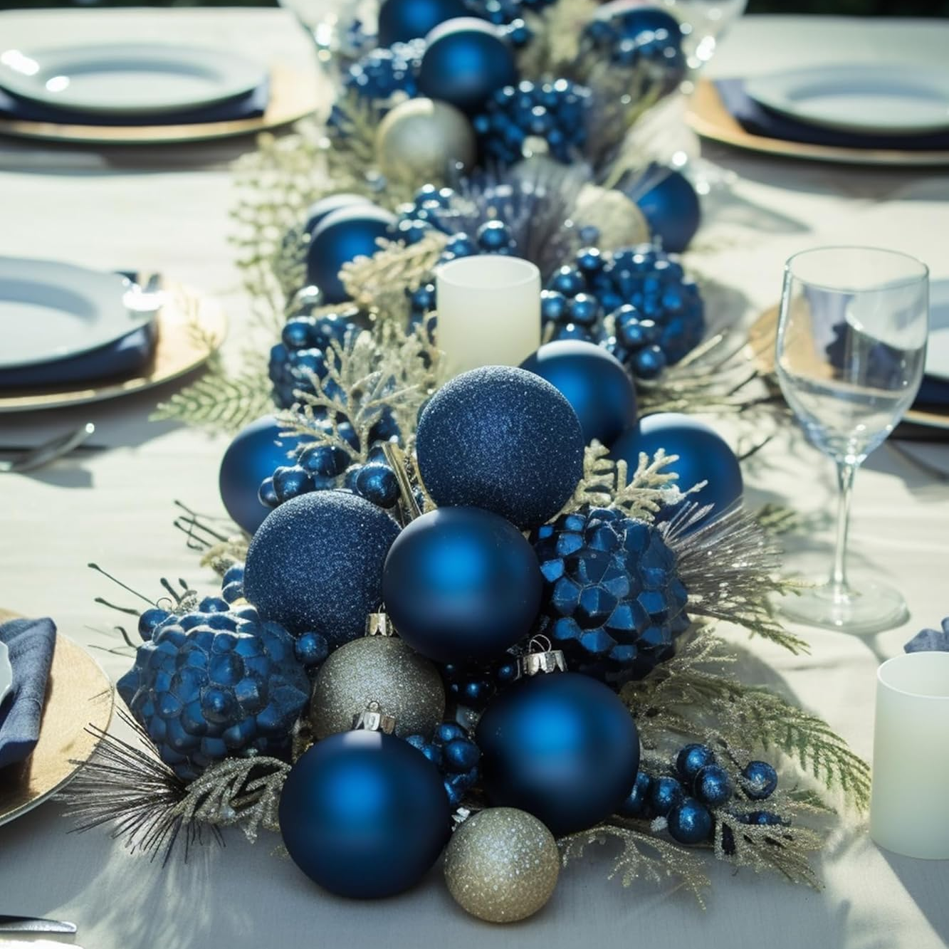 Conjunto de 36 enfeites para árvores de Natal, Conjunto de bolas de Natal, Pingentes para árvores de Natal, Presente de Natal, Decorações de Natal - 6