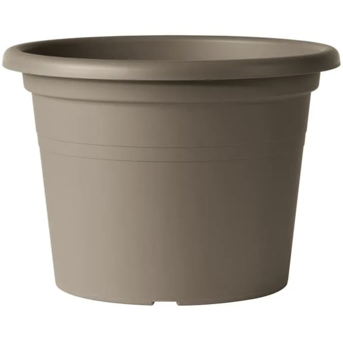 DEROMA Pot de fleurs rond Day R camel - Coloris taupe - 60cm - 4