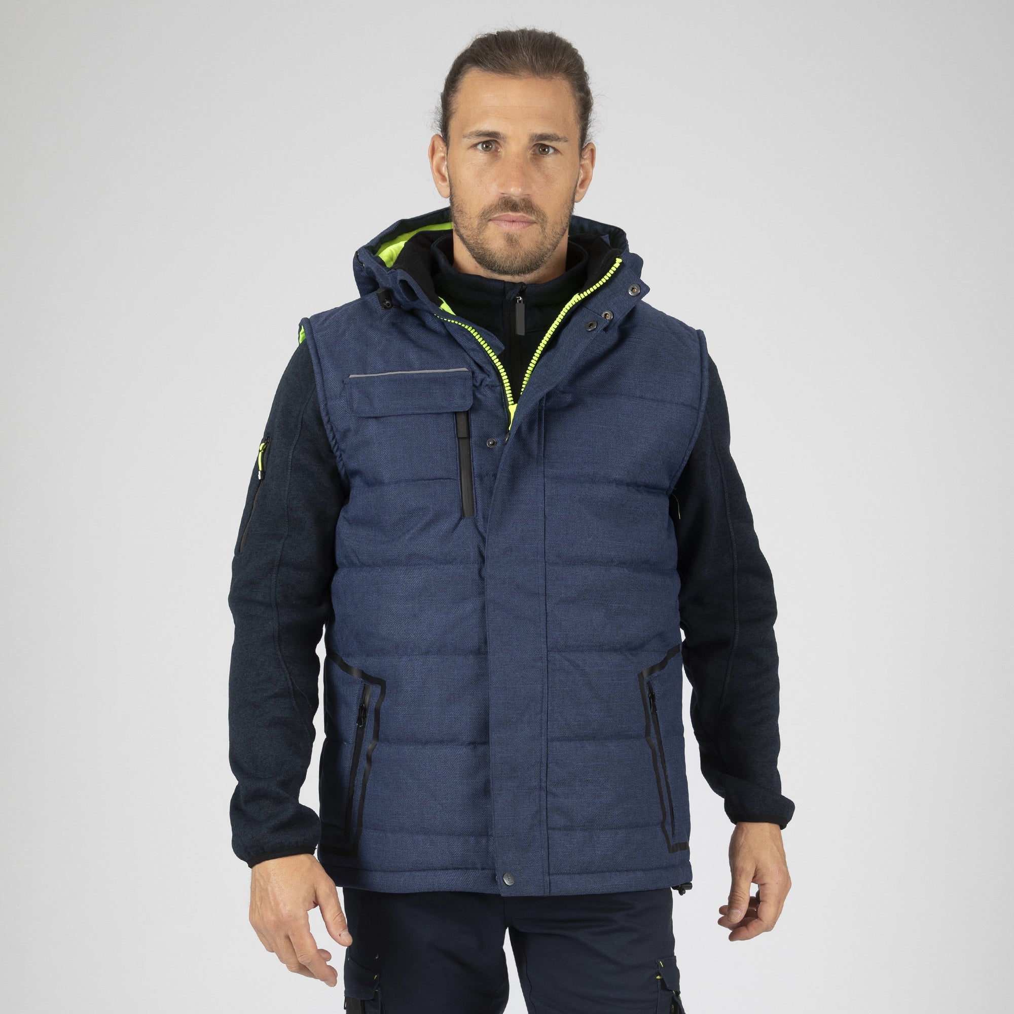 MAXIMY - PARKA SANS MANCHES DE TRAVAIL - 1488 Marine XL - 2