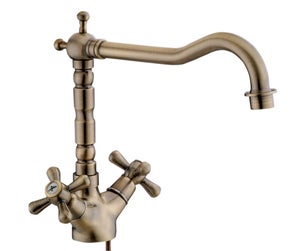 FREGADERO SENCILLO PLANO SERIE SOFIA ALTO BRONCE Leroy Merlin