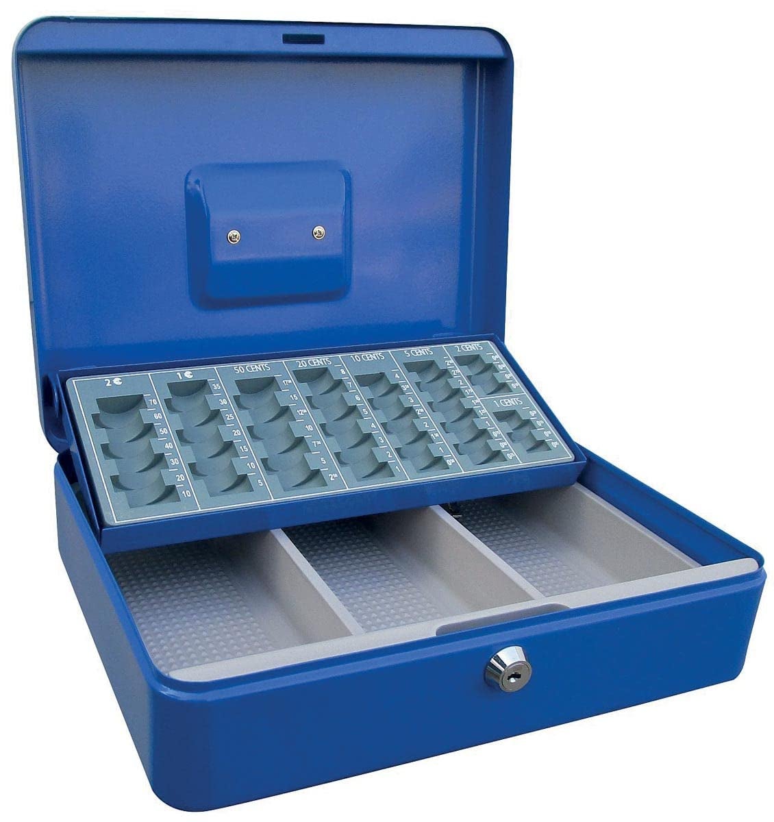 Cassetta Di Sicurezza Portavalori Con Vassoio Contamonete - Cassaforte Portatile Per Denaro E Gioielli - Foto 4