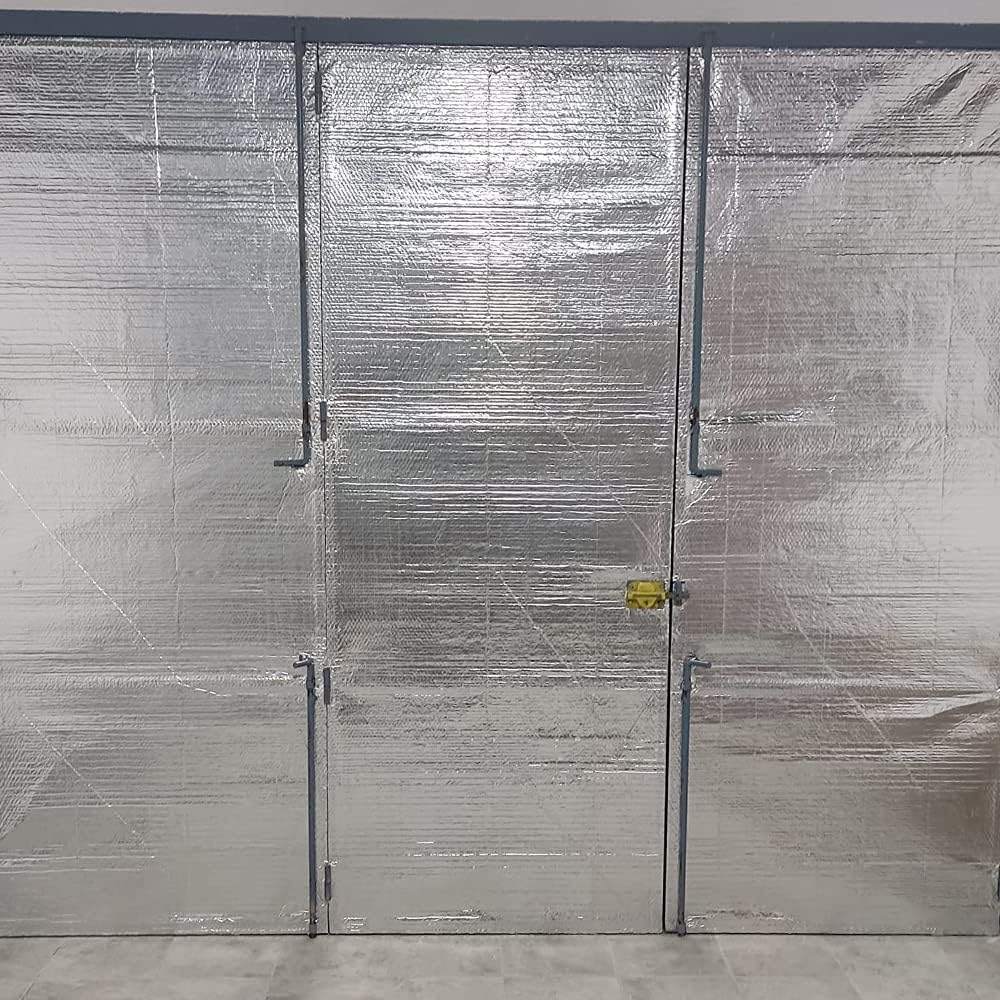 Isolation Thermique 100% Aluminium avec Mousse (AU MÈTRE) Largeur 1,20m + Ruban Aluminium. Pour maisons, portails, radiateurs, - 5