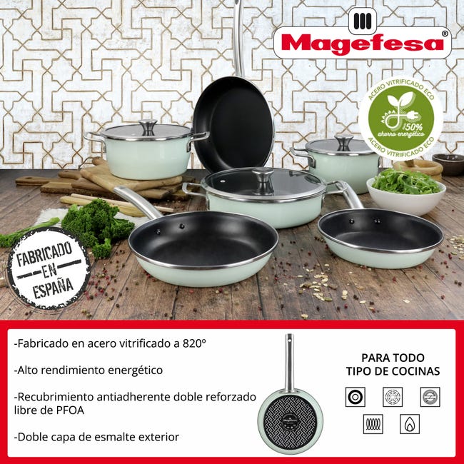 DAC Forniture - Pentola Antiaderente Efficient Con Coperchio Cm.24 Pintinox