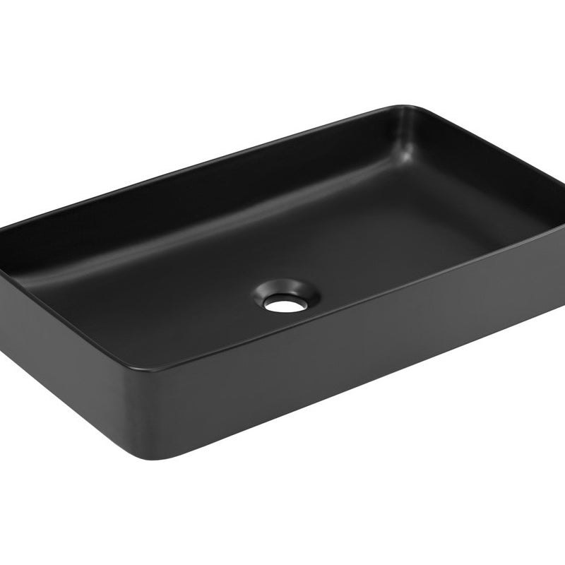 Umywalka nablatowa SLIM 2 E-6275 czarna