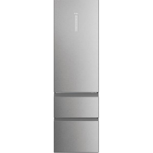 Haier Frigorífico Combi Htw5620dnmg, No Frost, 205 Cm, 414 L, 4 Cajones, Eficiencia D - Acero Antihuellas - Imagen 3