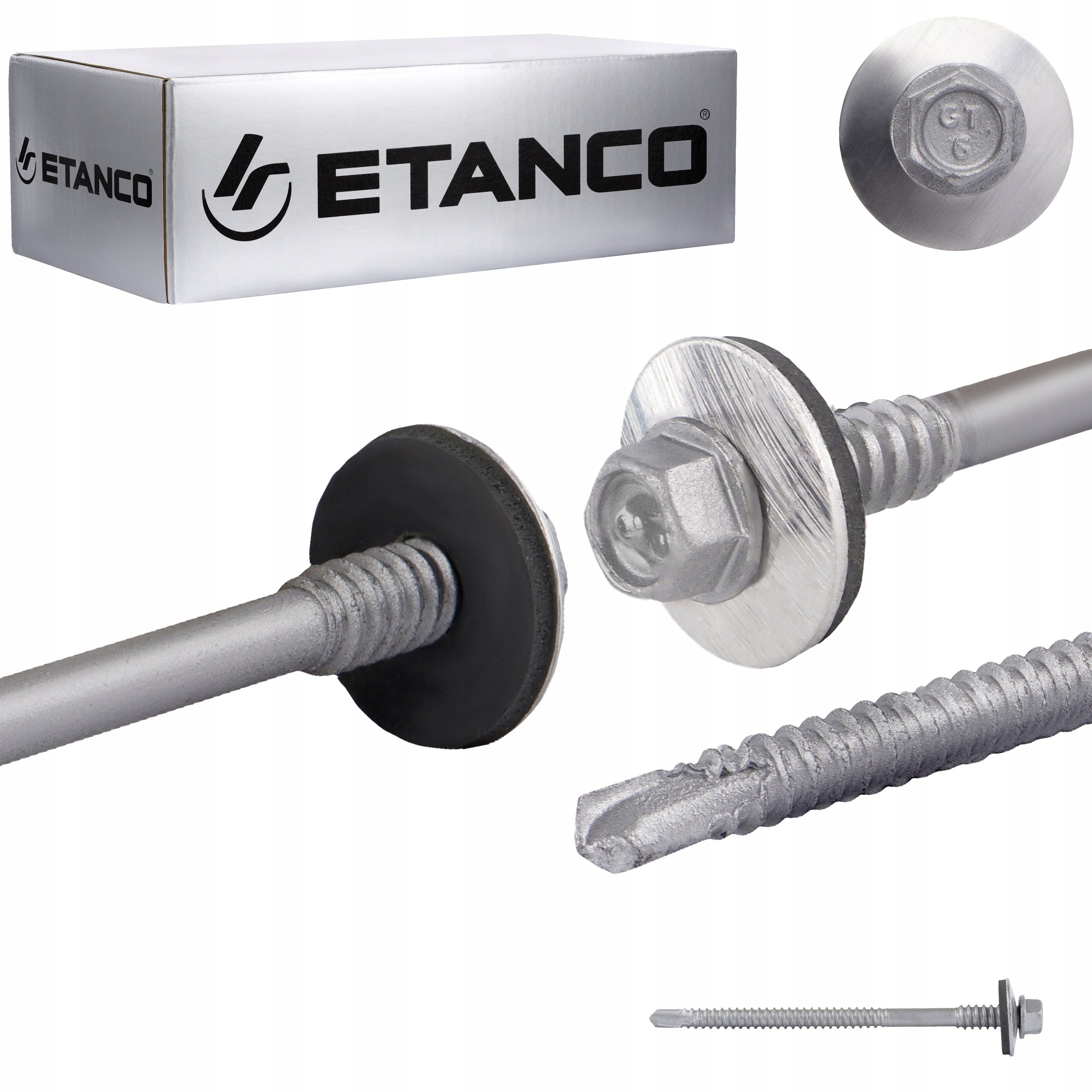 Wkręty do płyt warstwowych Etanco GTR6 SP 5,5/6,3x90 mm ocynk 100szt