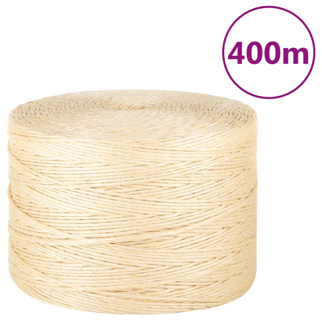 Corda In Sisal Per Tiragraffi, Strutture Per Arrampicata, Cucce Per Gatti, Giardini E Fioriere, 4 Mm X 30 M - Giallo | Leroy Merlin
