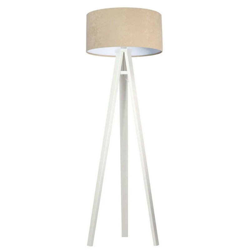Lampa stojąca HOME 50 beżowa/biała/biała