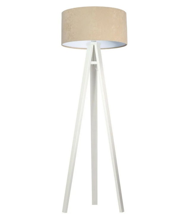 Lampa stojąca HOME 50 beżowa/biała/biała